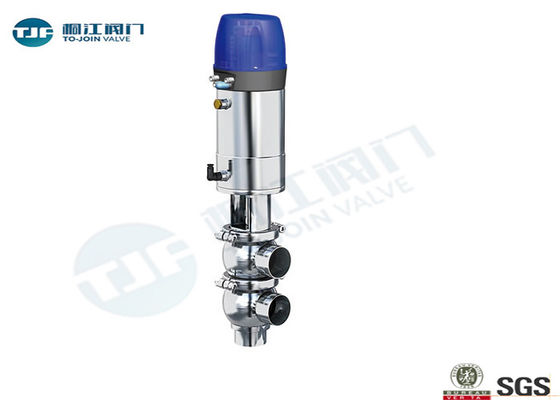 Chine Valves sanitaires d&#039;acier inoxydable de double Seat/barre de la norme ANSI 316L PN 10 valve de Mixproof usine