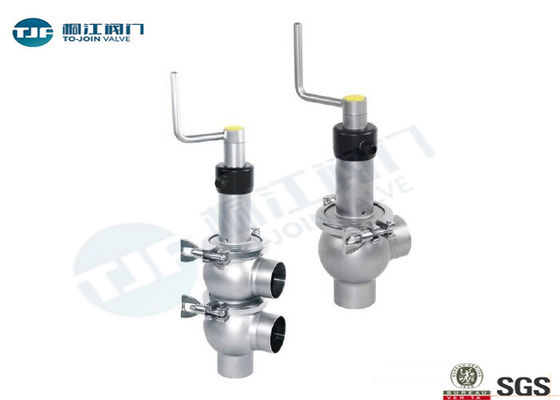 Chine Norme ANSI sanitaire de valves d&#039;acier inoxydable de l&#039;industrie alimentaire 304L DN50 avec des joints d&#039;EPDM usine